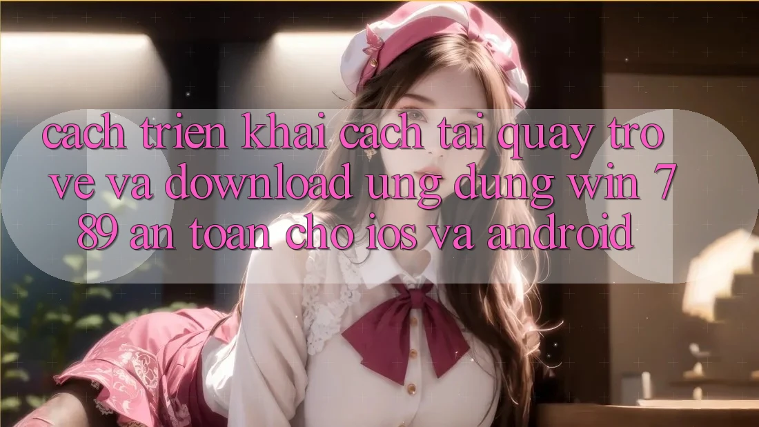 Cách triển khai Cách Tải quay trở về Và Download Ứng Dụng Win 789 An toàn Cho iOS Và Android Cách triển khai Cách Tải quay trở về Và Download Ứng Dụng Win 789 An toàn Cho iOS Và Android