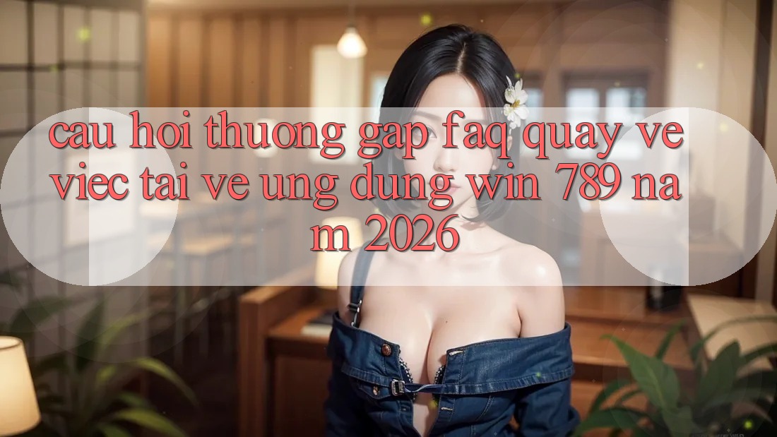 Câu Hỏi Thường Gặp (FAQ) Quay về Việc Tải về Ứng Dụng Win 789 Năm 2026