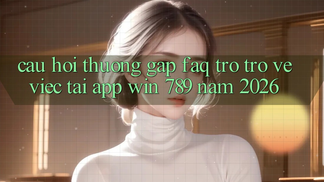 Câu Hỏi Thường Gặp (FAQ) Trở trở về Việc Tải App Win 789 Năm 2026 Câu Hỏi Thường Gặp (FAQ) Trở trở về Việc Tải App Win 789 Năm 2026