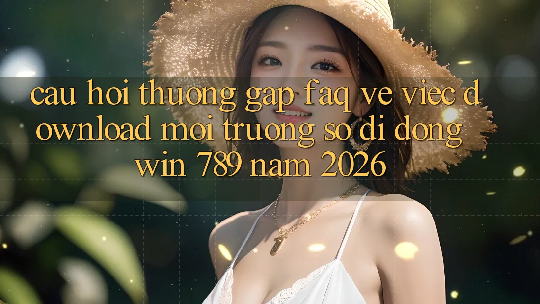 Câu Hỏi Thường Gặp (FAQ) Về Việc Download Môi trường số di động Win 789 Năm 2026 Câu Hỏi Thường Gặp (FAQ) Về Việc Download Môi trường số di động Win 789 Năm 2026