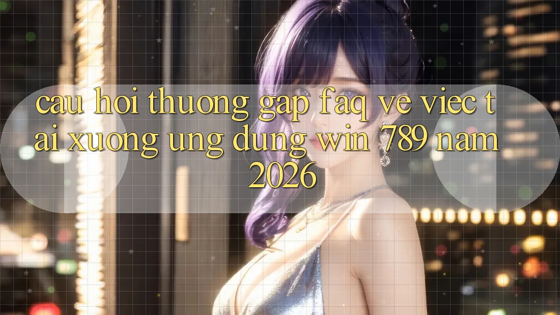 Câu Hỏi Thường Gặp (FAQ) Về Việc Tải xuống Ứng Dụng Win 789 Năm 2026