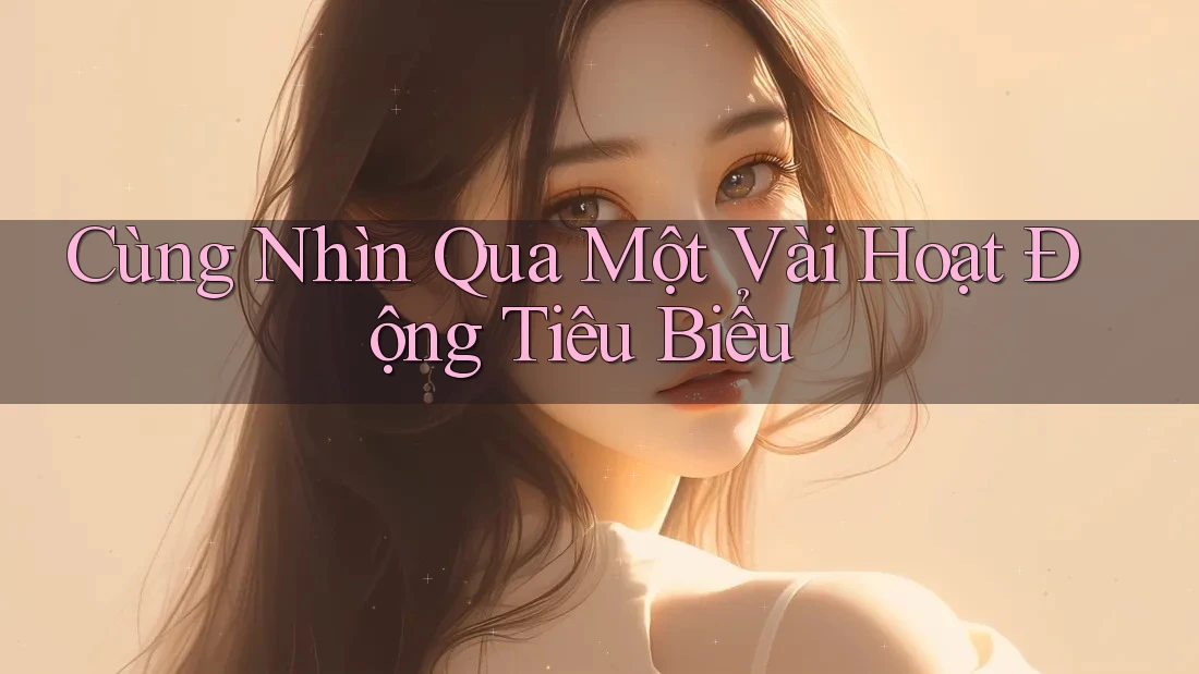Cùng Nhìn Qua Một Vài Hoạt Động Tiêu Biểu Cùng Nhìn Qua Một Vài Hoạt Động Tiêu Biểu