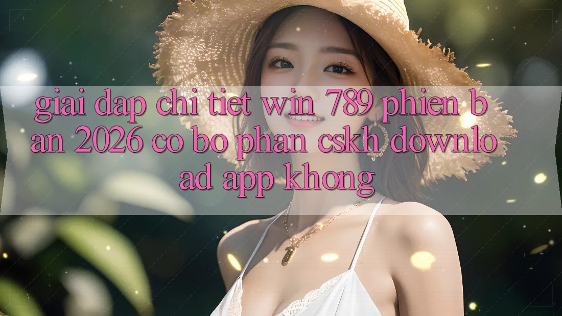 Giải Đáp Chi Tiết: Win 789 Phiên Bản 2026 Có Bộ phận CSKH Download App Không?