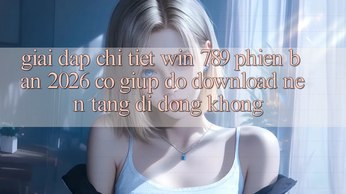 Giải Đáp Chi Tiết: Win 789 Phiên Bản 2026 Có Giúp đỡ Download Nền tảng di động Không? Giải Đáp Chi Tiết: Win 789 Phiên Bản 2026 Có Giúp đỡ Download Nền tảng di động Không?