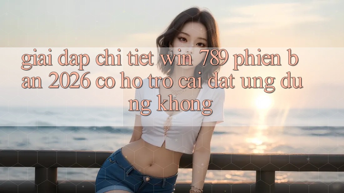 Giải Đáp Chi Tiết: Win 789 Phiên Bản 2026 Có Hỗ Trợ Cài đặt Ứng Dụng Không?