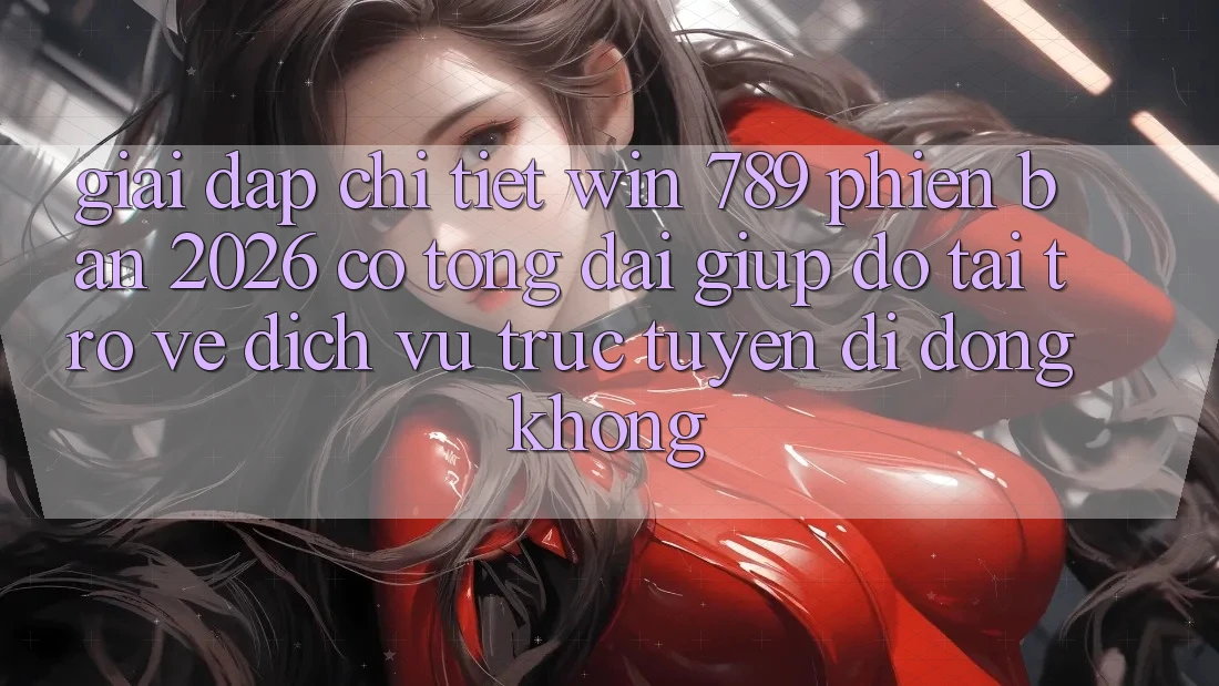 Giải Đáp Chi Tiết: Win 789 Phiên Bản 2026 Có Tổng đài giúp đỡ Tải trở về Dịch vụ trực tuyến di động Không? Giải Đáp Chi Tiết: Win 789 Phiên Bản 2026 Có Tổng đài giúp đỡ Tải trở về Dịch vụ trực tuyến di động Không?