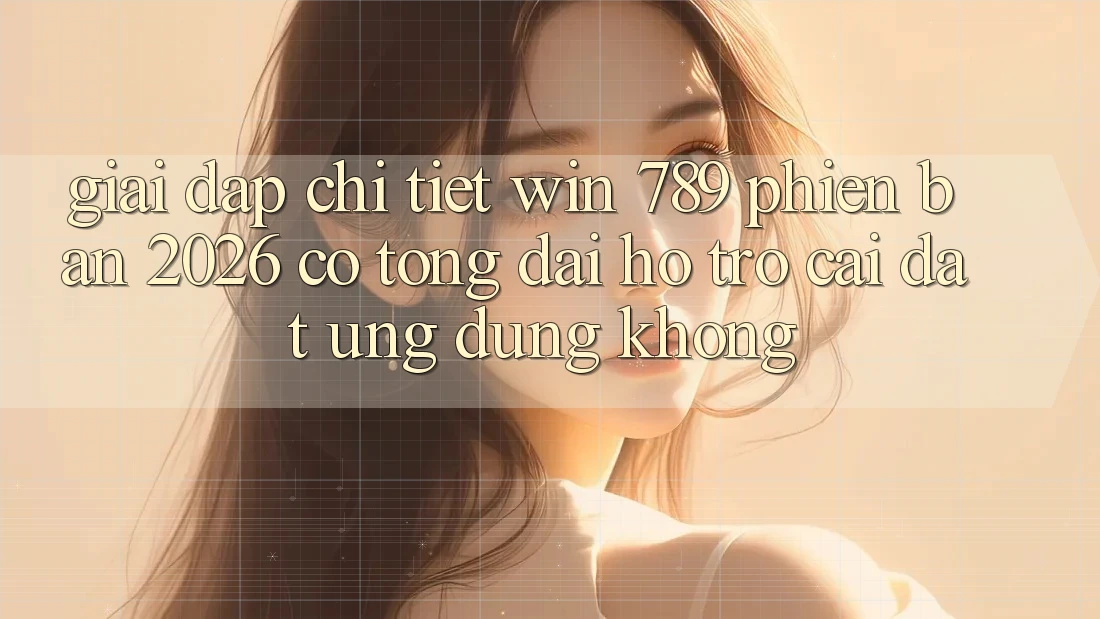 Giải Đáp Chi Tiết: Win 789 Phiên Bản 2026 Có Tổng đài hỗ trợ Cài đặt Ứng Dụng Không?