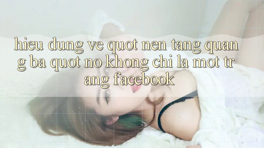 Hiểu Đúng Về " Nền Tảng Quảng Bá" - Nó Không Chỉ Là Một Trang Facebook Hiểu Đúng Về " Nền Tảng Quảng Bá" - Nó Không Chỉ Là Một Trang Facebook