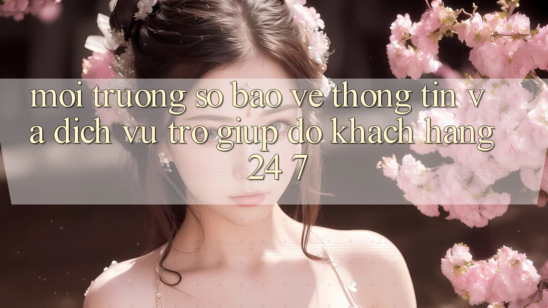 Môi trường số Bảo vệ thông tin Và Dịch Vụ Trợ giúp đỡ Khách Hàng 24/7