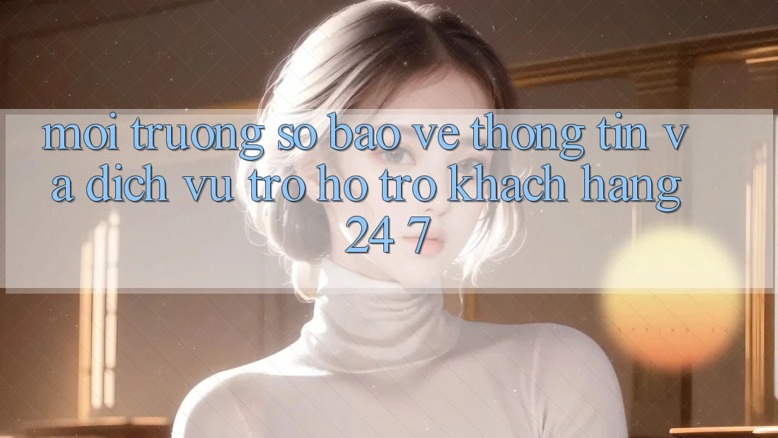 Môi trường số Bảo vệ thông tin Và Dịch Vụ Trợ hỗ trợ Khách Hàng 24/7