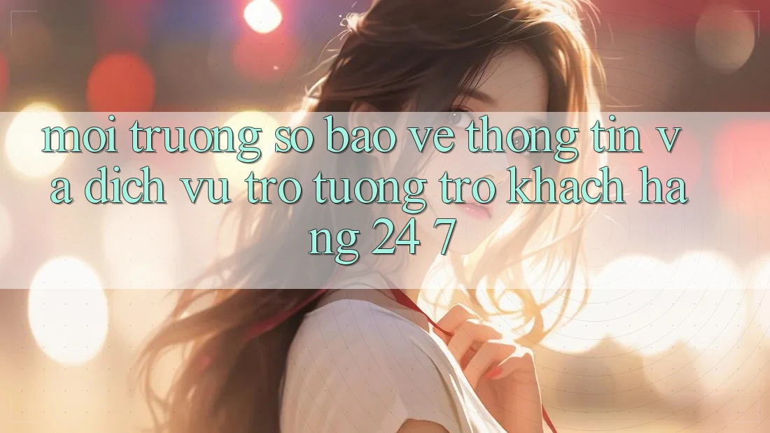 Môi trường số Bảo vệ thông tin Và Dịch Vụ Trợ tương trợ Khách Hàng 24/7 Môi trường số Bảo vệ thông tin Và Dịch Vụ Trợ tương trợ Khách Hàng 24/7