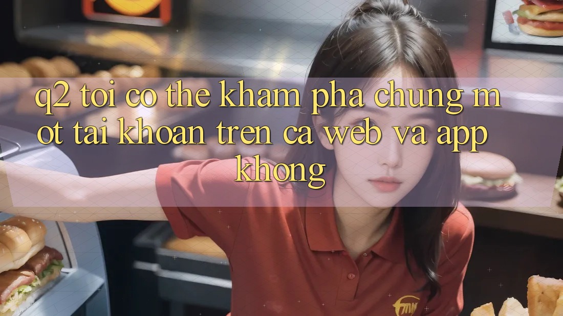 Q2: Tôi có thể khám phá chung một tài khoản trên cả web và app không? Q2: Tôi có thể khám phá chung một tài khoản trên cả web và app không?