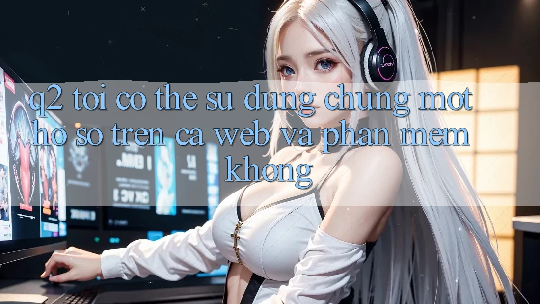 Q2: Tôi có thể sử dụng chung một hồ sơ trên cả web và phần mềm không? Q2: Tôi có thể sử dụng chung một hồ sơ trên cả web và phần mềm không?