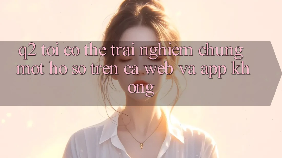 Q2: Tôi có thể trải nghiệm chung một hồ sơ trên cả web và app không? Q2: Tôi có thể trải nghiệm chung một hồ sơ trên cả web và app không?