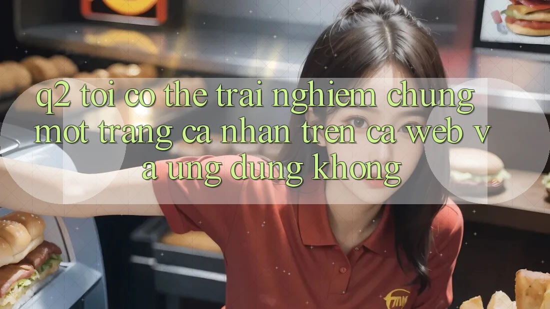 Q2: Tôi có thể trải nghiệm chung một trang cá nhân trên cả web và ứng dụng không? Q2: Tôi có thể trải nghiệm chung một trang cá nhân trên cả web và ứng dụng không?