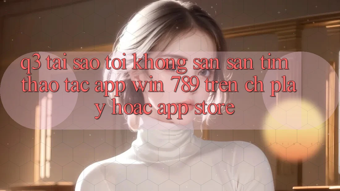 Q3: Tại sao tôi không săn săn tìm thao tác app Win 789 trên CH Play hoặc App Store? Q3: Tại sao tôi không săn săn tìm thao tác app Win 789 trên CH Play hoặc App Store?