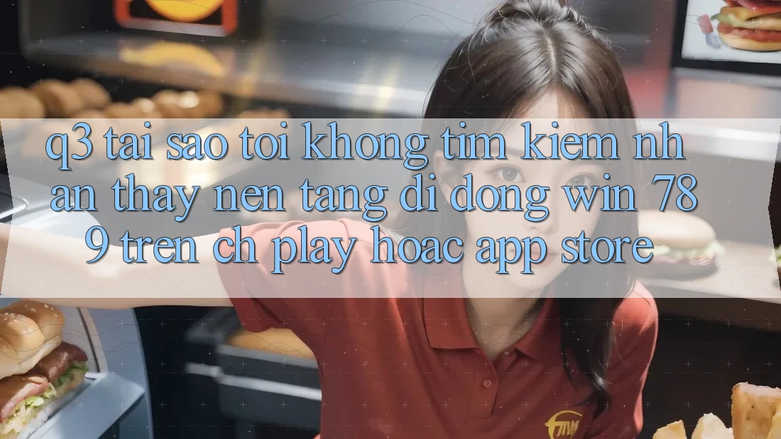 Q3: Tại sao tôi không tìm kiếm nhận thấy nền tảng di động Win 789 trên CH Play hoặc App Store? Q3: Tại sao tôi không tìm kiếm nhận thấy nền tảng di động Win 789 trên CH Play hoặc App Store?