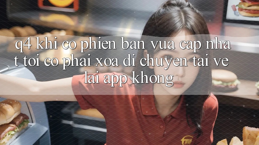 Q4: Khi có phiên bản vừa cập nhật, tôi có phải xóa di chuyển tải về lại app không? Q4: Khi có phiên bản vừa cập nhật, tôi có phải xóa di chuyển tải về lại app không?