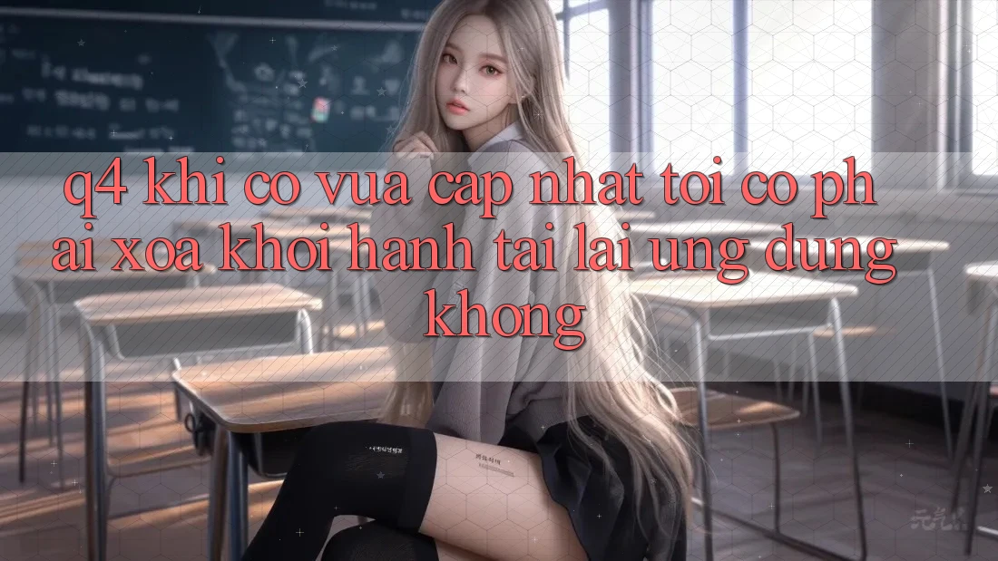 Q4: Khi có vừa cập nhật, tôi có phải xóa khởi hành tải lại ứng dụng không? Q4: Khi có vừa cập nhật, tôi có phải xóa khởi hành tải lại ứng dụng không?